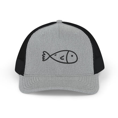 Low Tide Poke Fish Snapback Trucker Cap