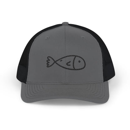 Low Tide Poke Fish Snapback Trucker Cap